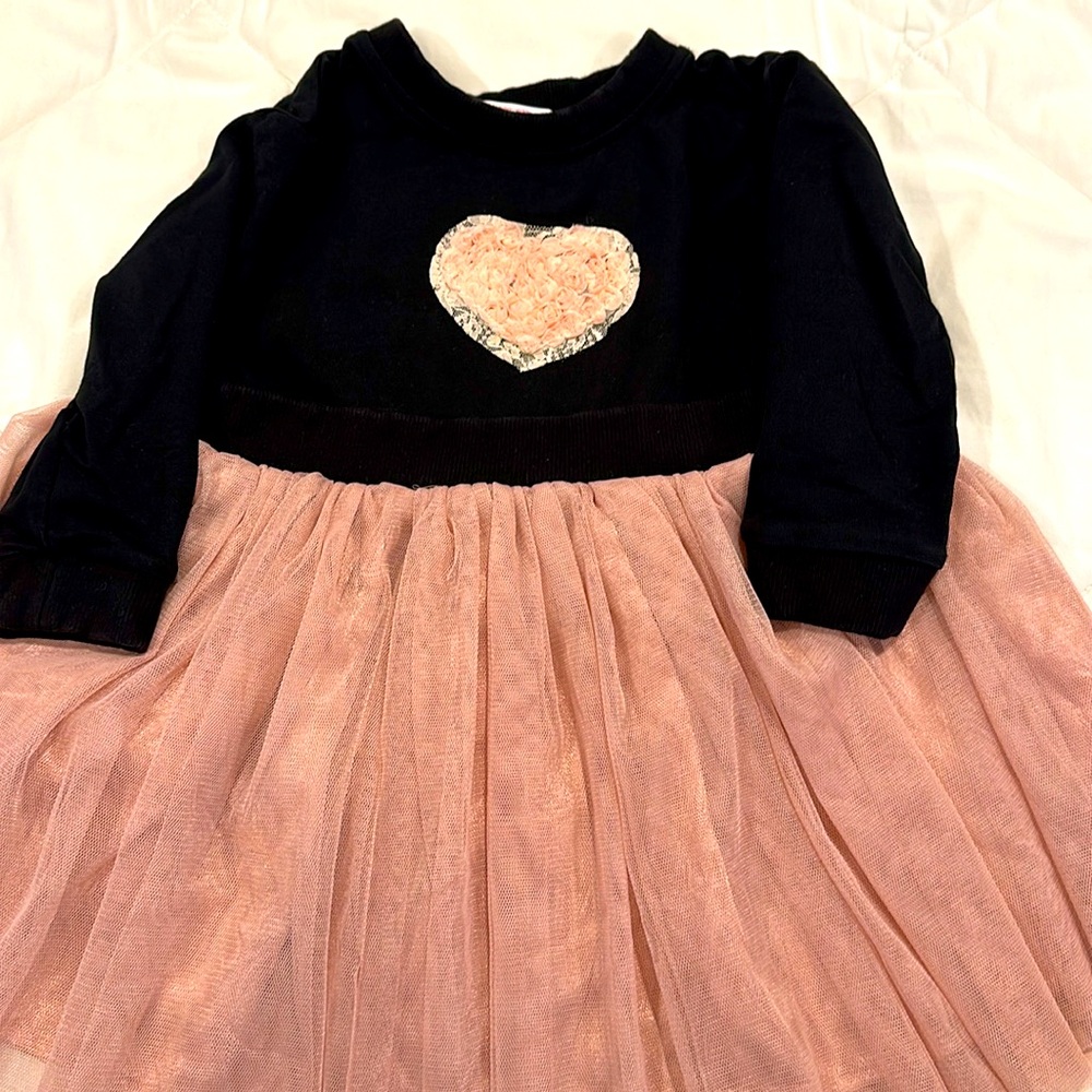 Popatu Baby Heart tulle dress